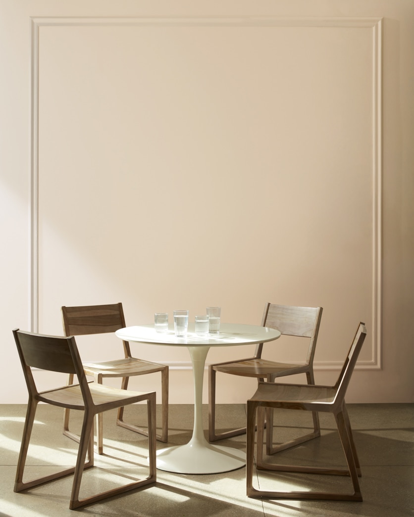 Painted wall in Adobe Beige 1128