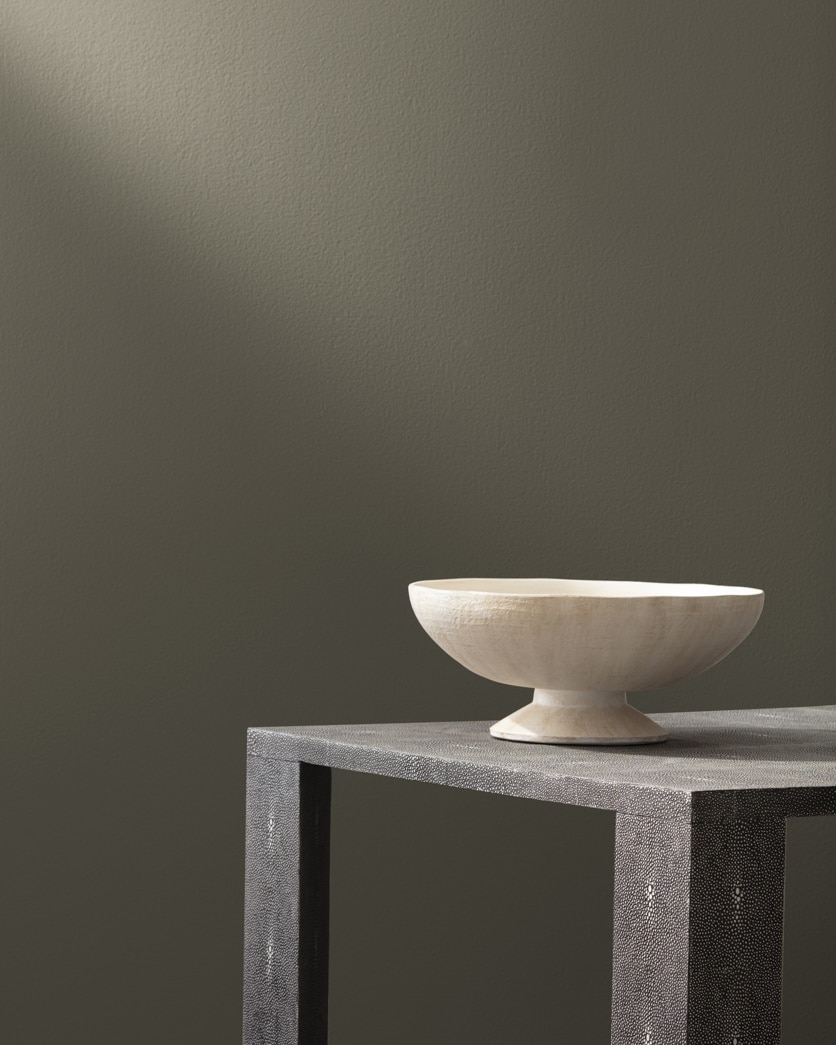 Painted wall in Aegean Olive 1491