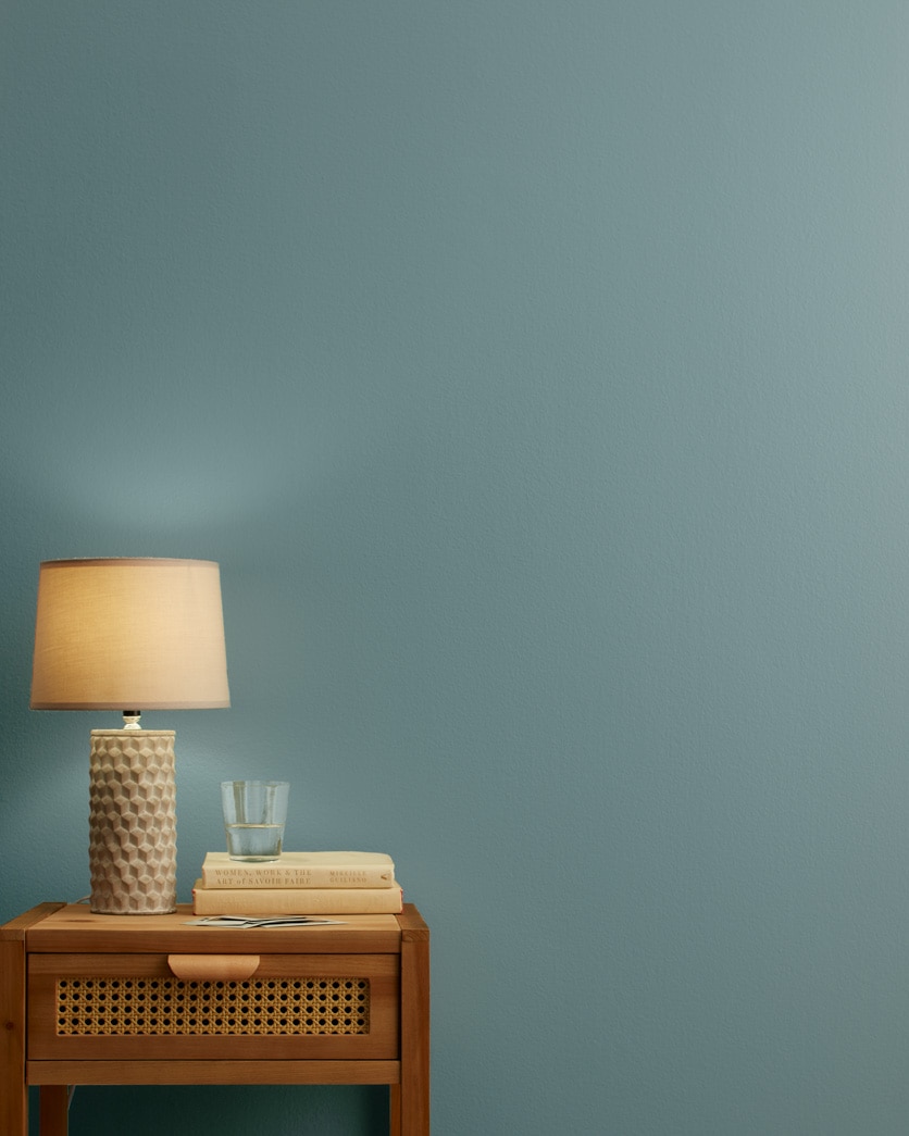 Painted wall in Aegean Teal 2136-40