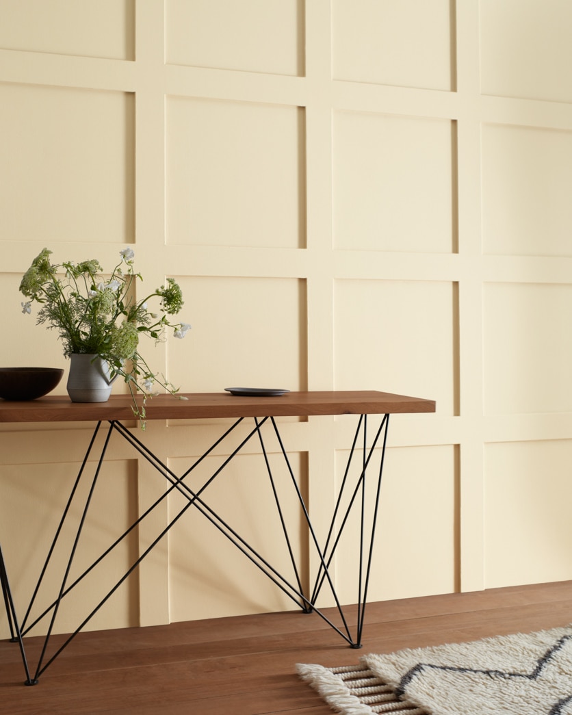 Painted wall in Albany White 944
