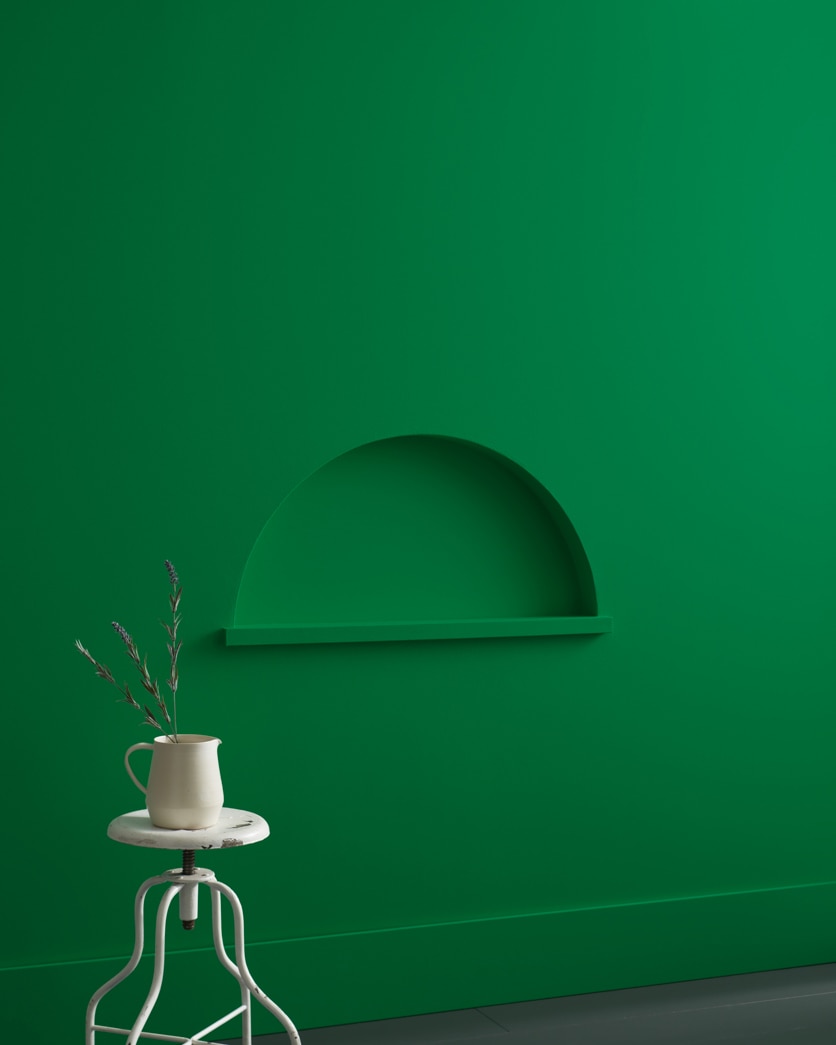 Painted wall in Amazon Moss 2037-10