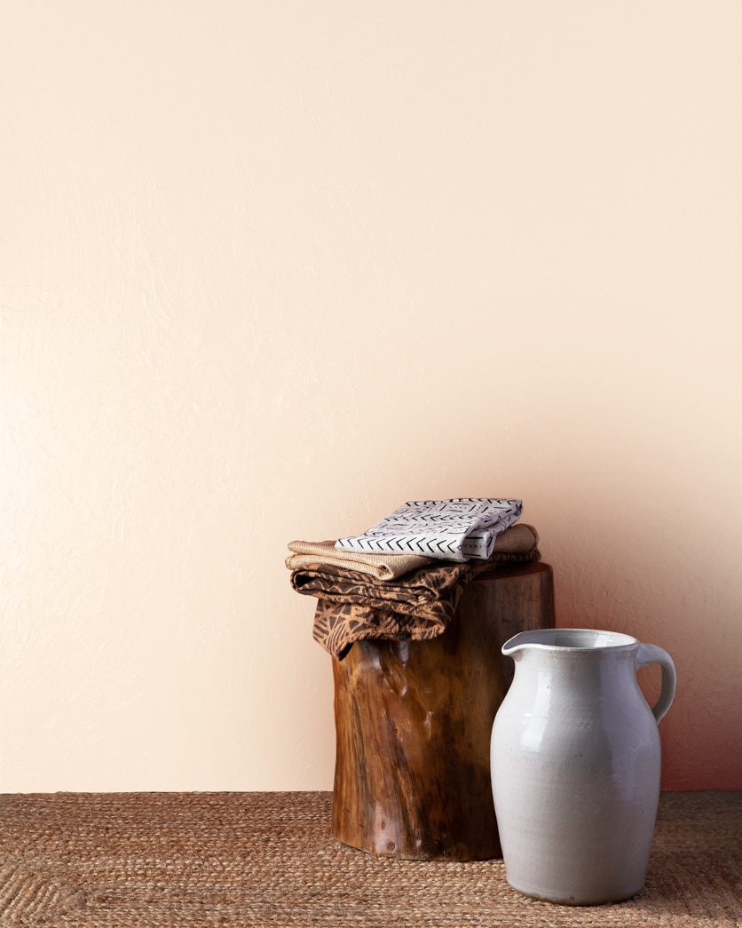 Painted wall in Amelia Blush 085