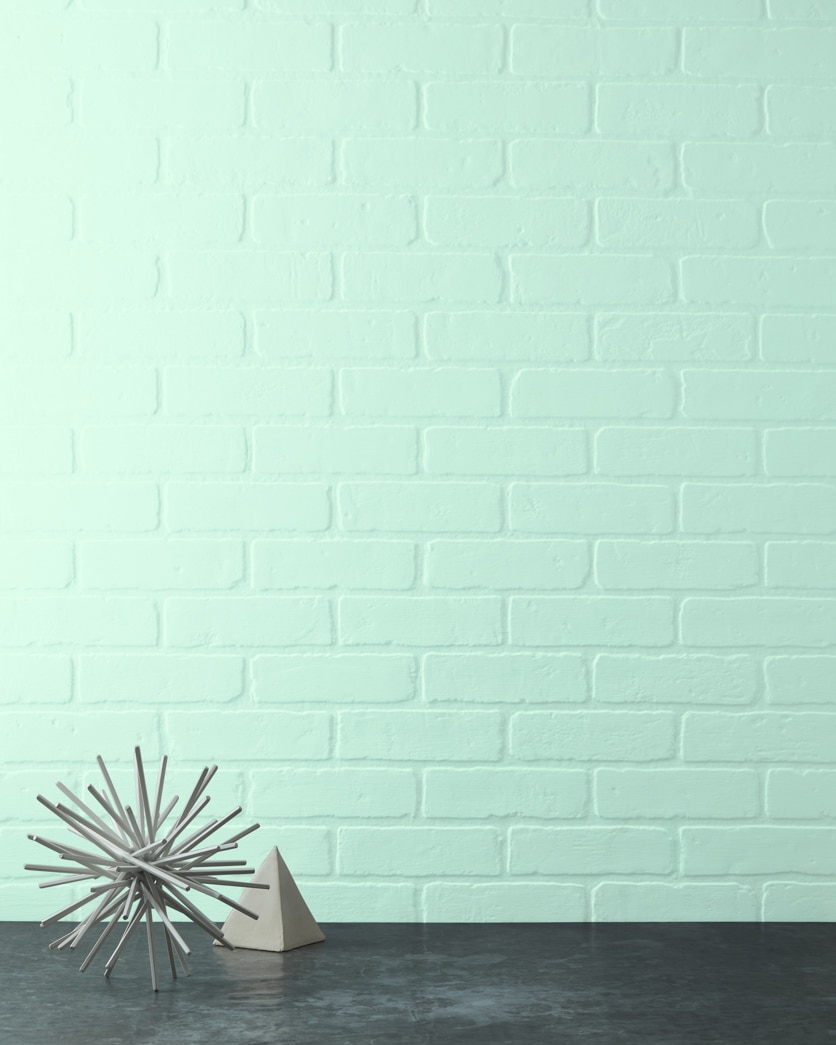 Painted wall in Antigua Aqua 610