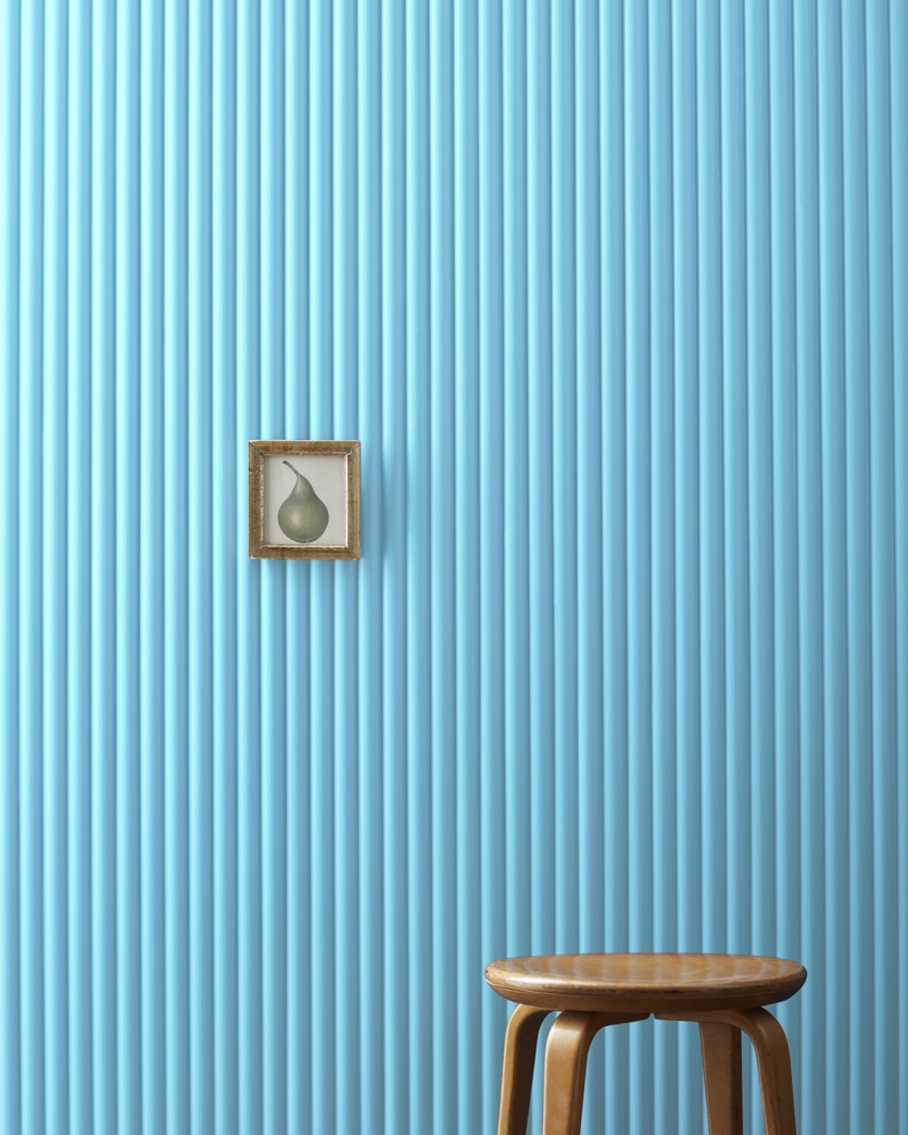 Painted wall in Aquarium Blue 2058-50