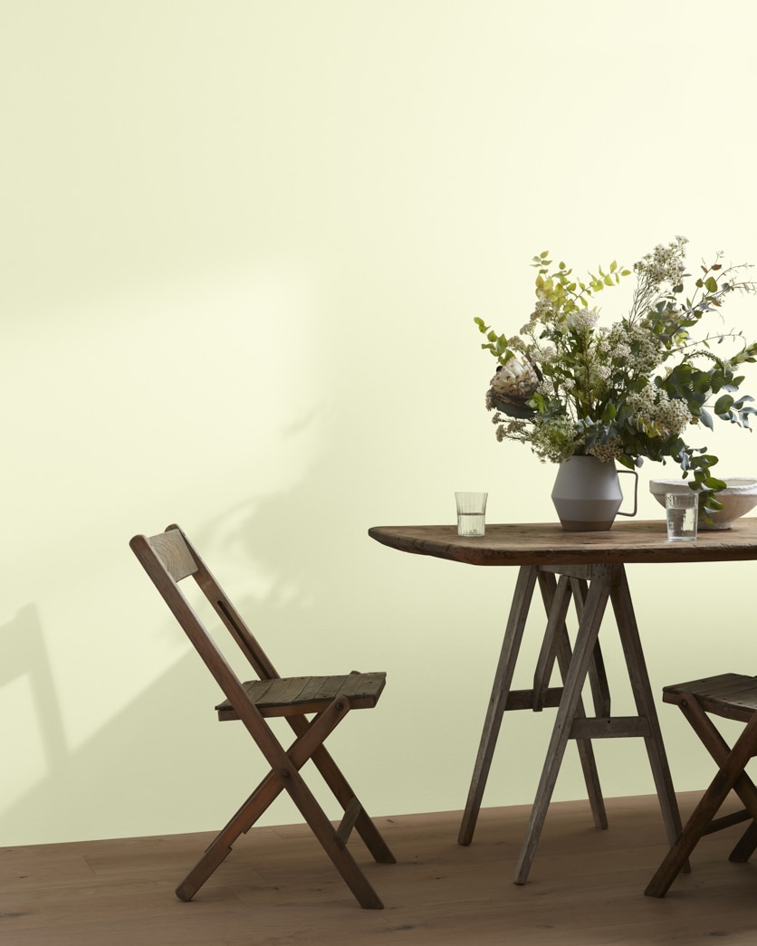 Painted wall in Aspen White 2027-70