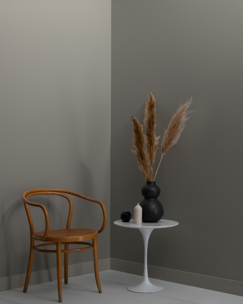 Painted wall in Asphalt CC-548