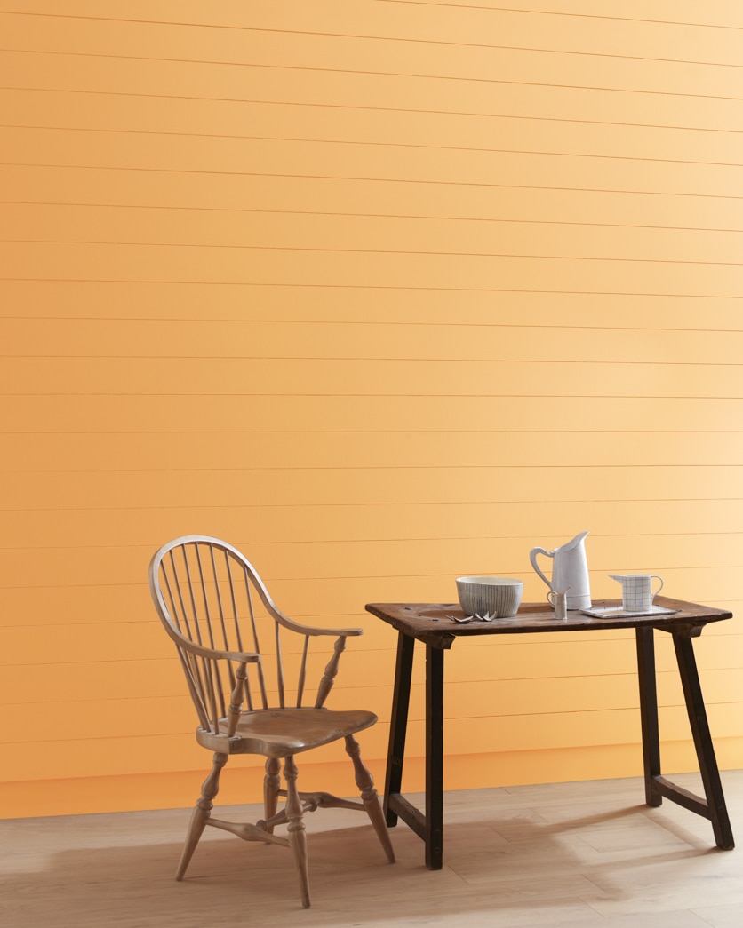 Painted wall in August Morning 2156-40