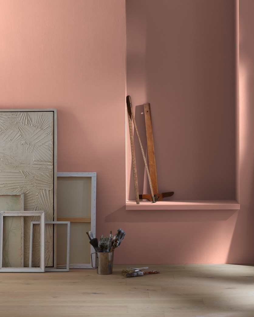 Painted wall in Autumn Brown 2099-40