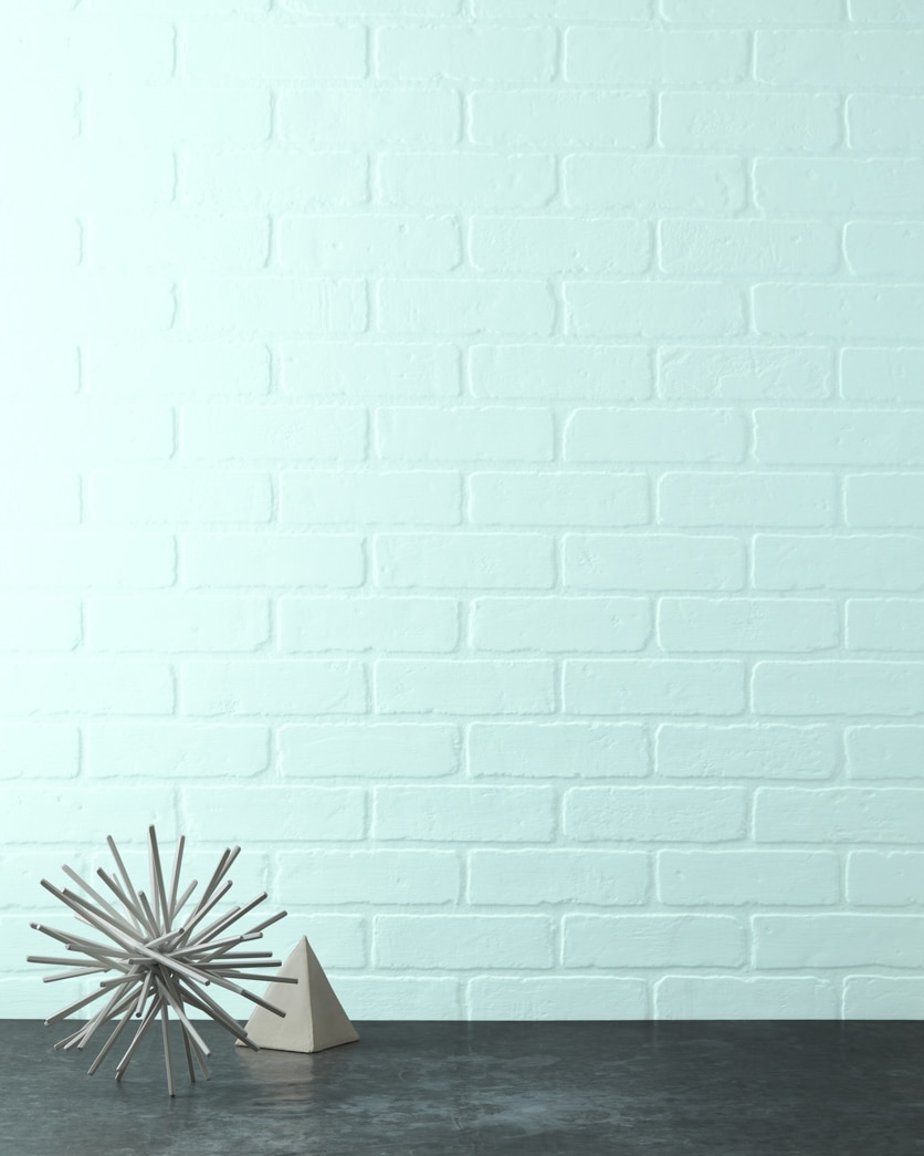 Painted wall in Barely Teal 2048-70