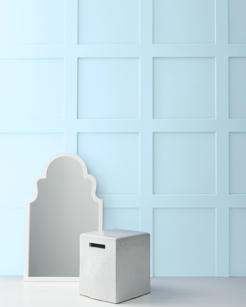 Painted wall in Bashful Blue 2065-70