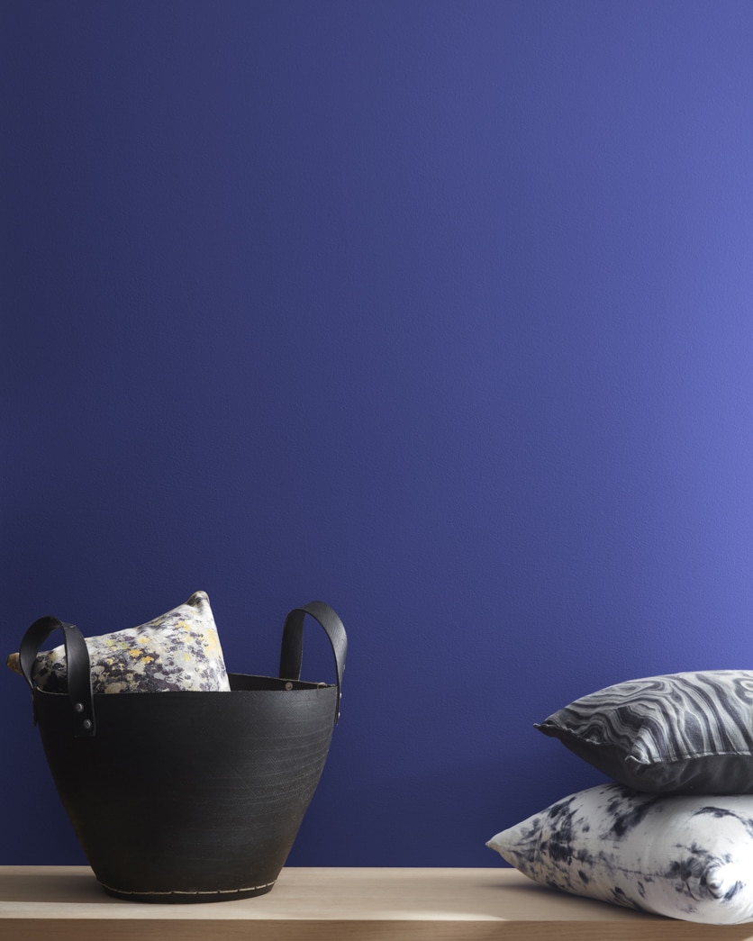 Painted wall in Basic Blue CC-968