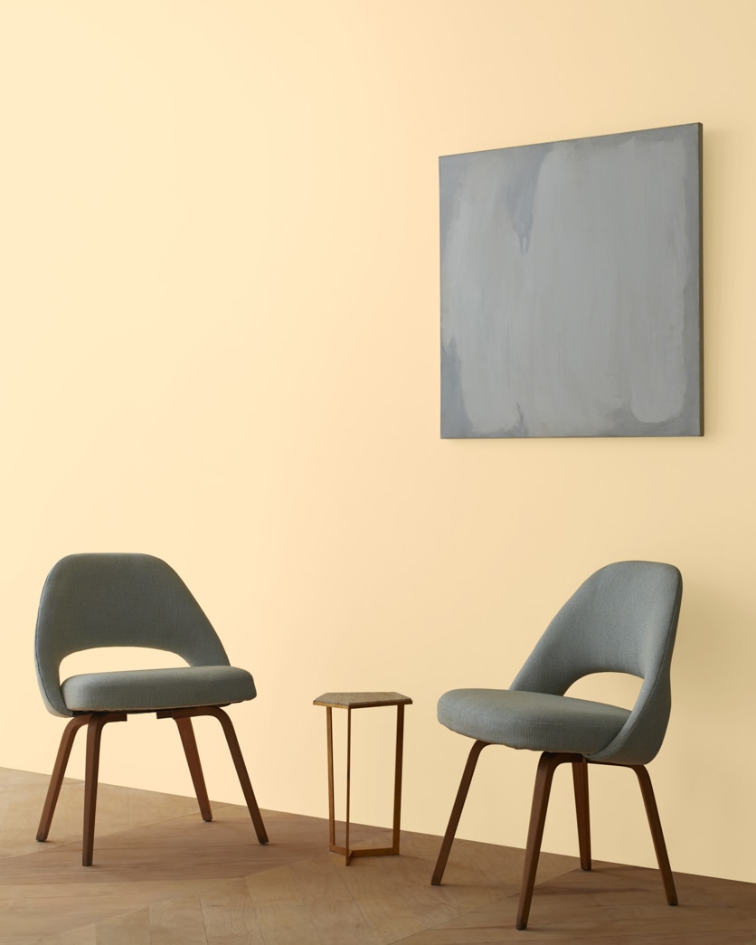 Painted wall in Birmingham Cream 164