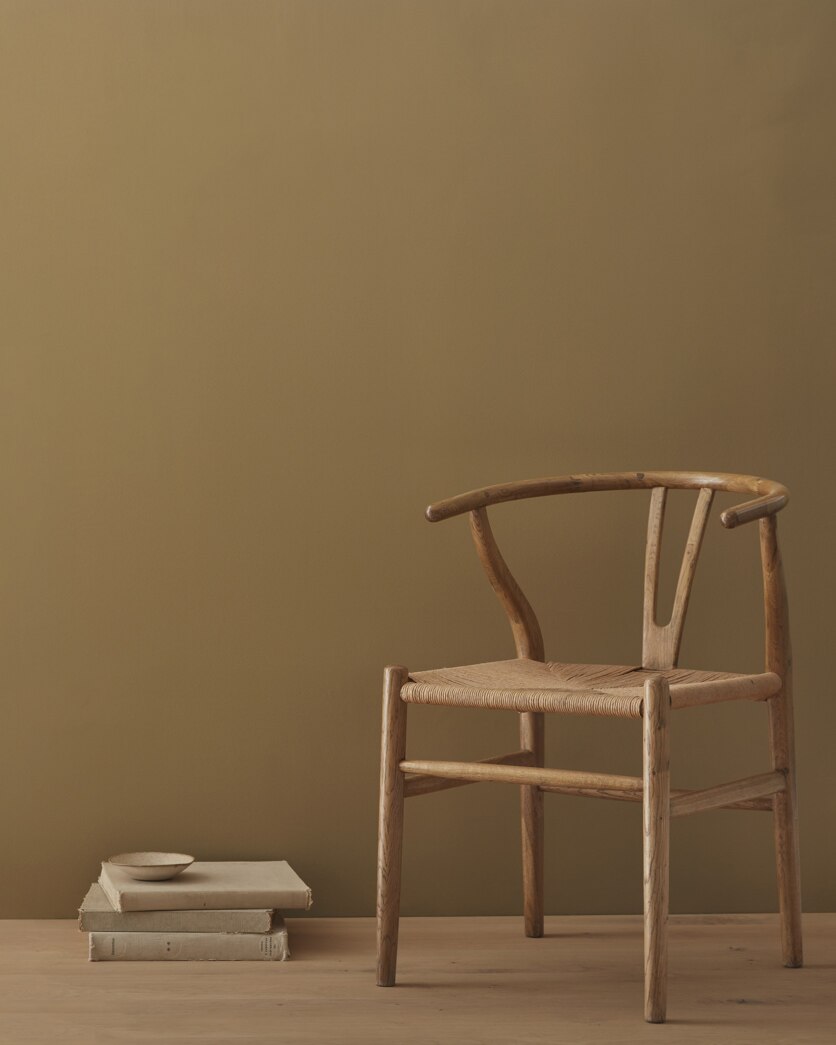 Painted wall in Bittergreen CSP-990