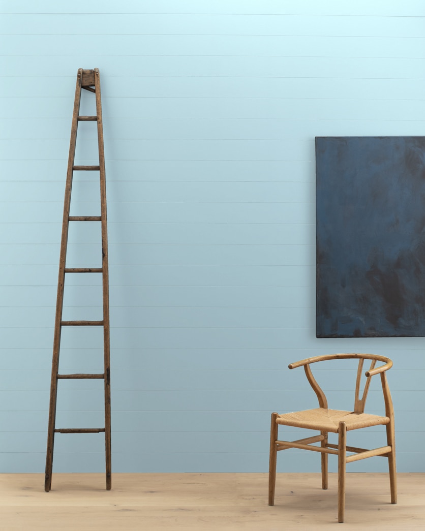 Painted wall in Blue Allure 771
