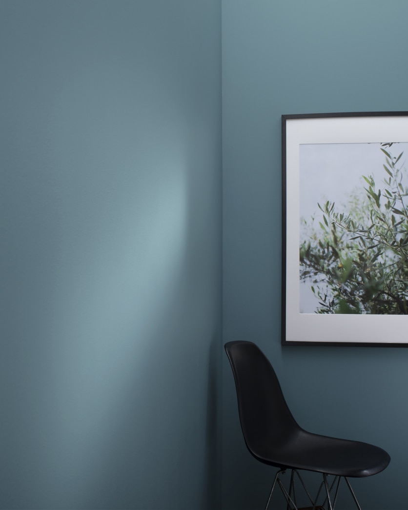 Painted wall in Blue Dusk 1644