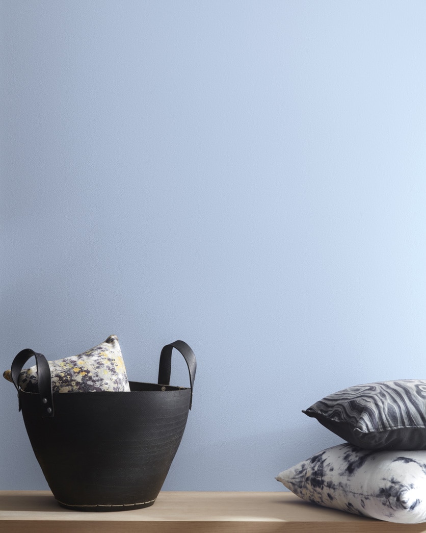 Painted wall in Blue Ice CC-850