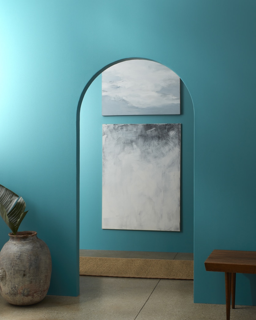 Painted wall in Blue Lake 2053-40