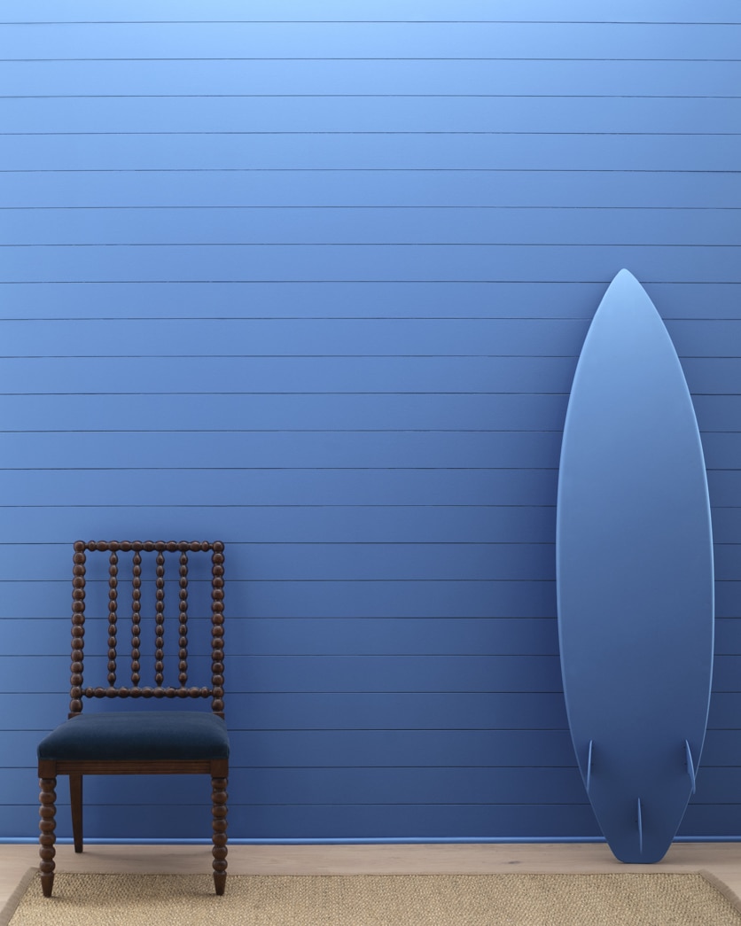 Painted wall in Blue Lapis 2067-40
