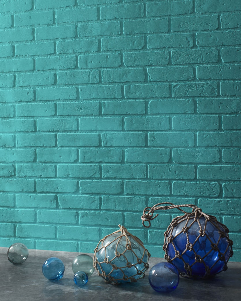 Painted wall in Blue Spa 2052-40