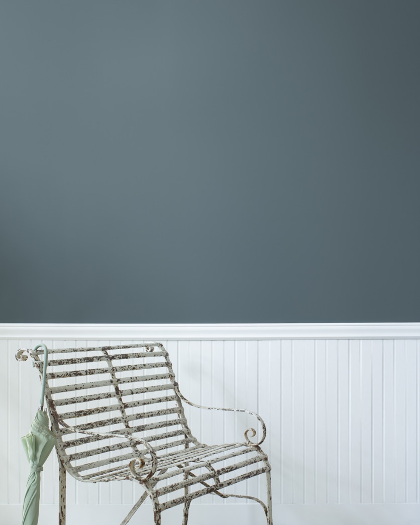 Painted wall in Blue Spruce 1637