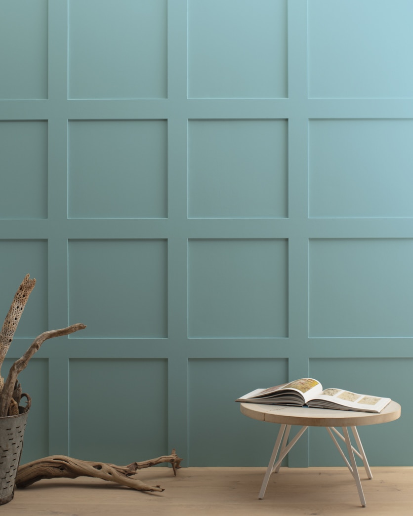 Painted wall in Boca Raton Blue 711