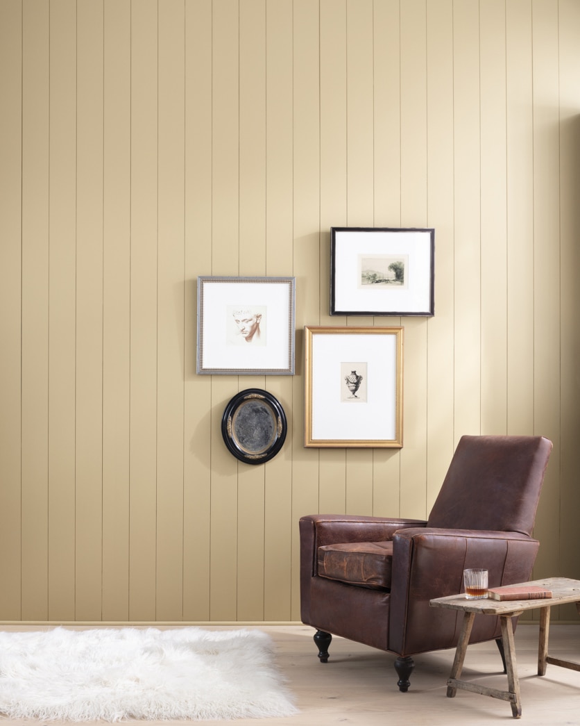Painted wall in Bracken Biscuit CW-120