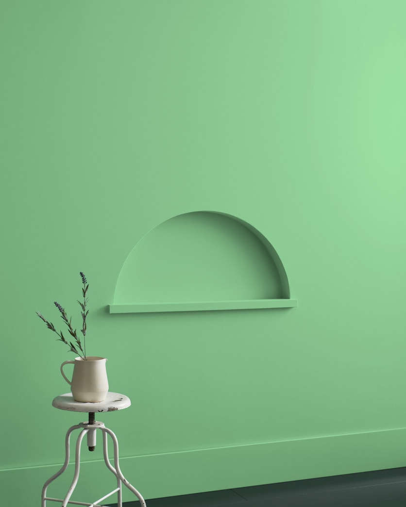 Painted wall in Branch Brook Green 572