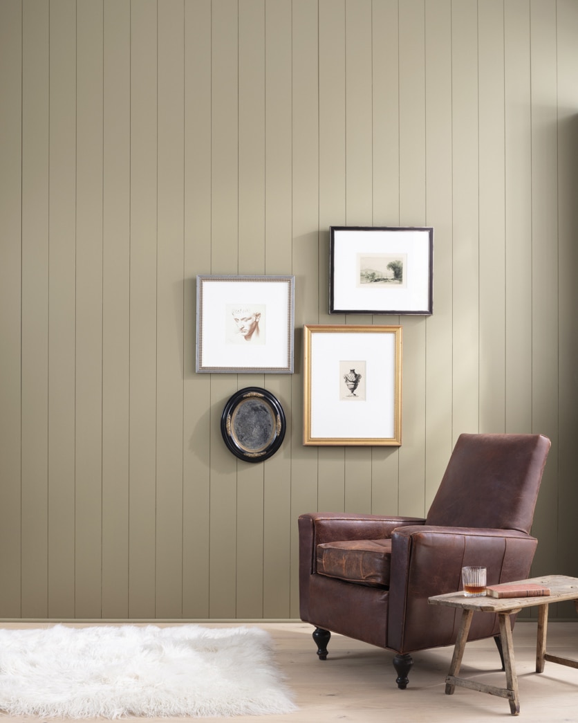 Painted wall in Brandon Beige CC-530