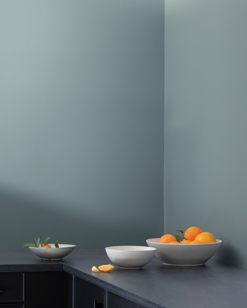 Painted wall in Brewster Gray HC-162