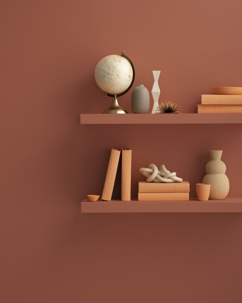 Painted wall in Brownberry CSP-1125
