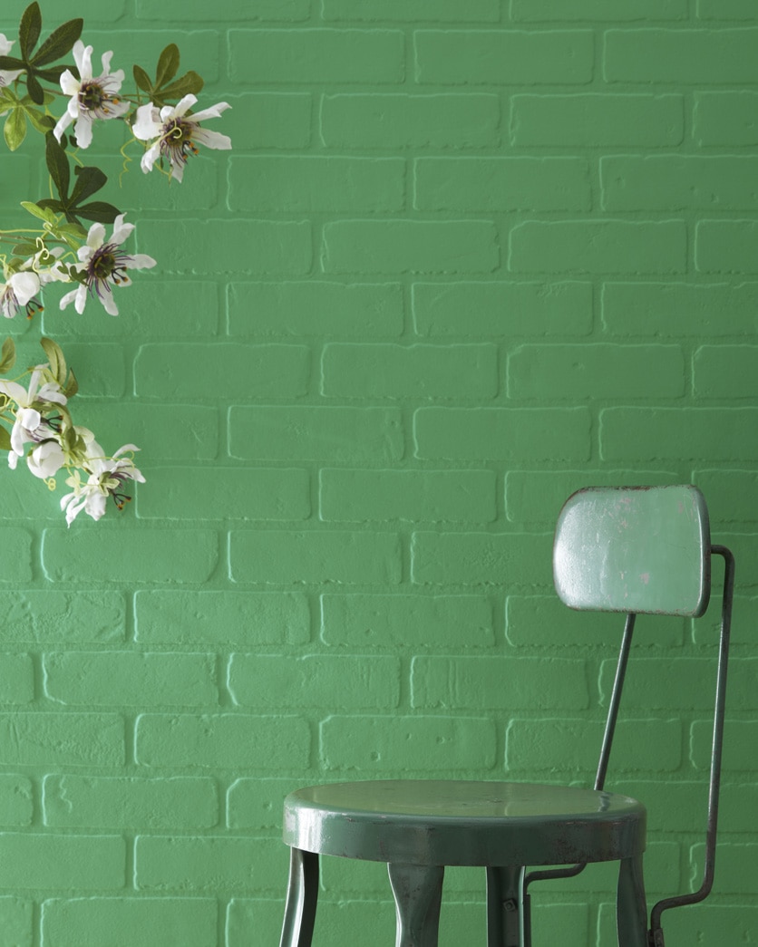 Painted wall in Bunker Hill Green 566
