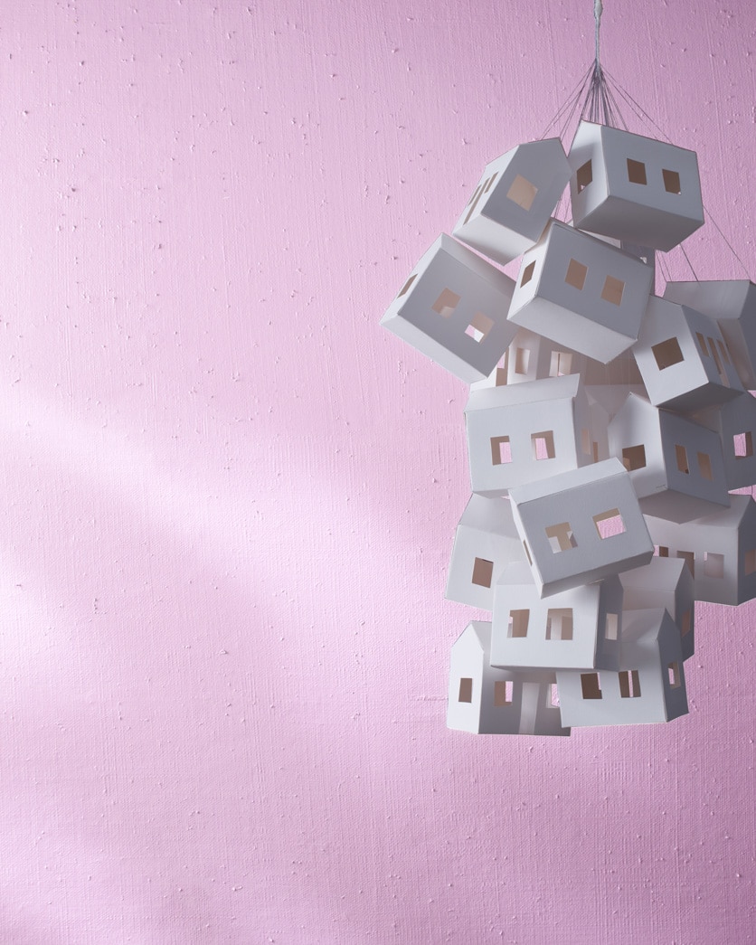 Painted wall in Bunny Nose Pink 2074-60