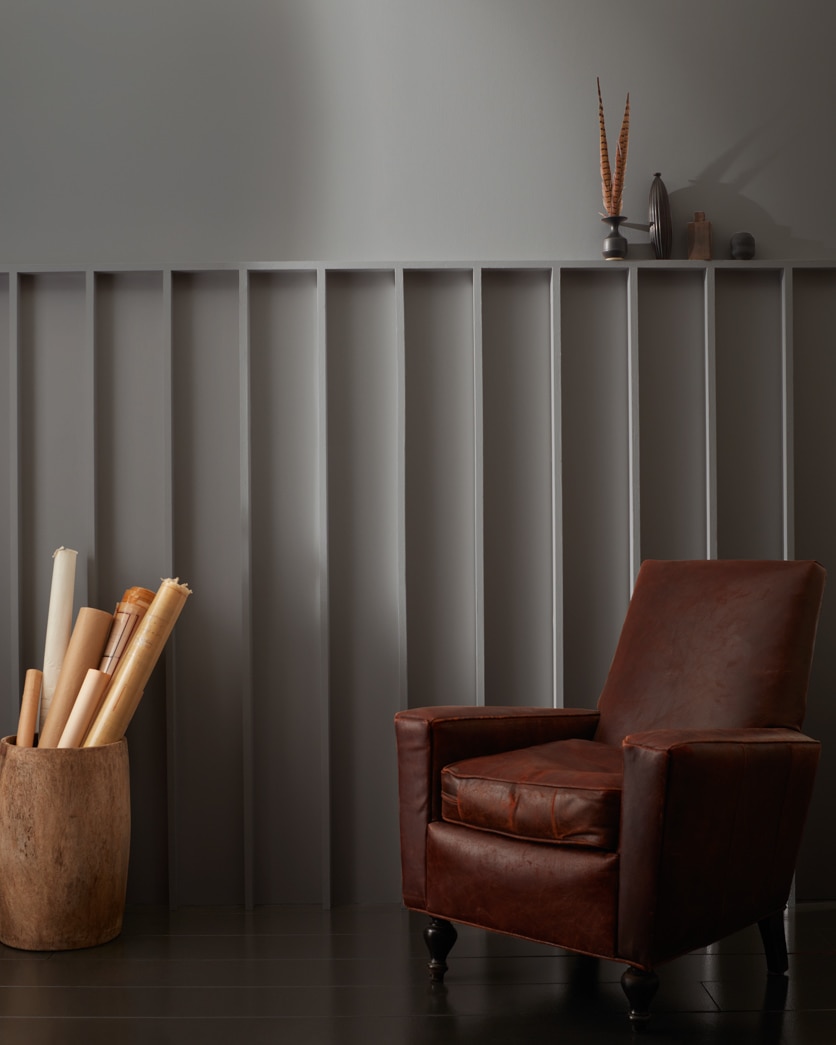 Painted wall in Burnt Ember CSP-120