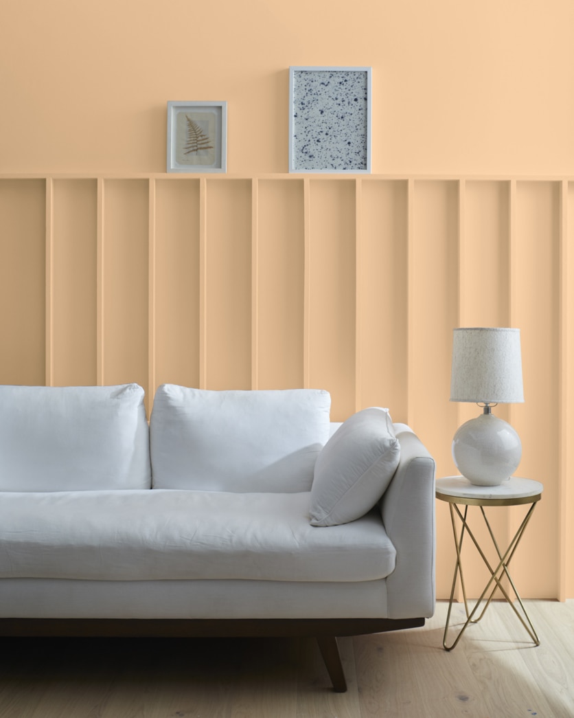 Painted wall in Butter Rum CC-188