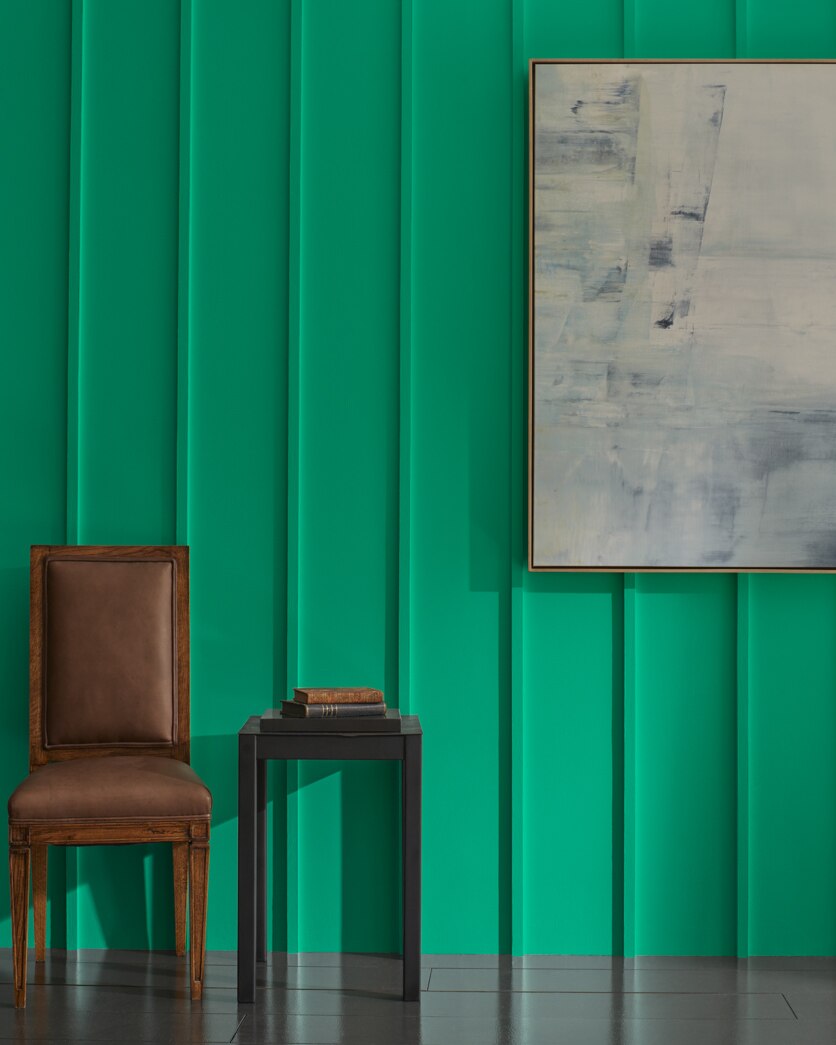 Painted wall in Cabana Green 2039-30