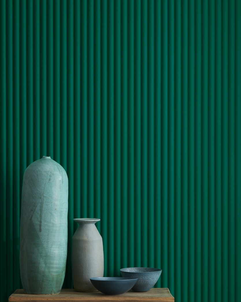 Painted wall in Calypso Green 2046-10