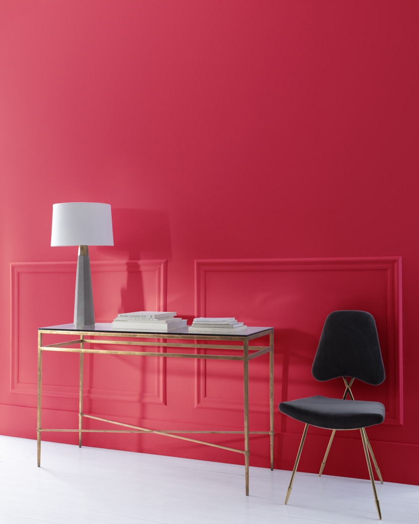 Painted wall in Candy Cane Red 2079-10