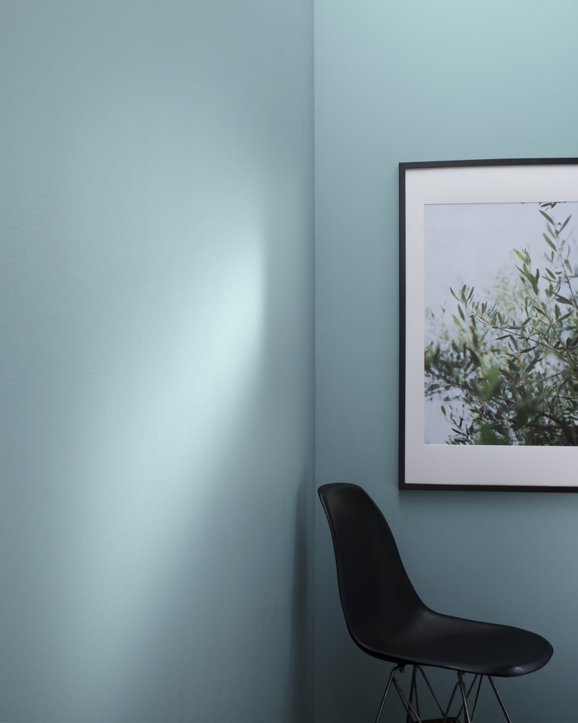 Painted wall in Cape Blue 1642