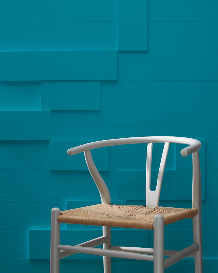 Painted wall in Caribbean Blue Water 2055-30