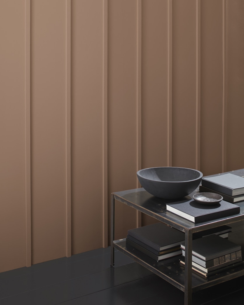 Painted wall in Carob AF-160
