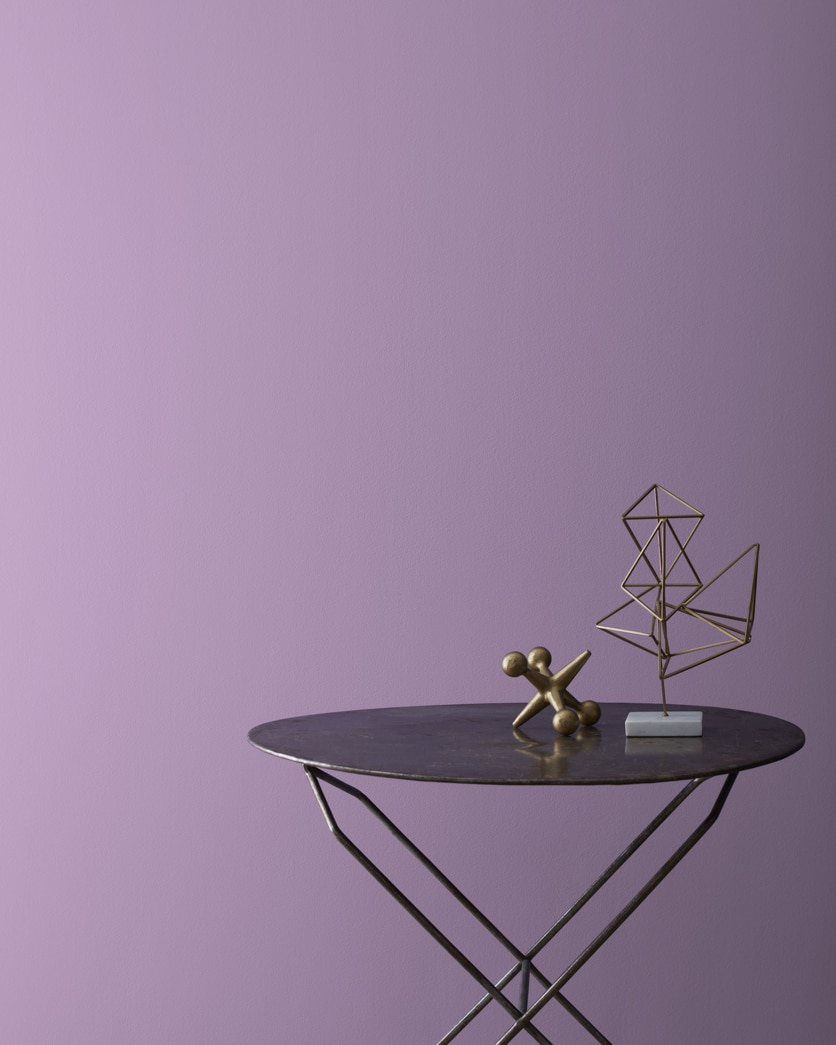 Painted wall in Carolina Plum 1384
