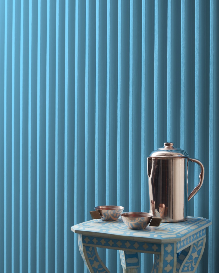Painted wall in Cayman Blue 2060-50