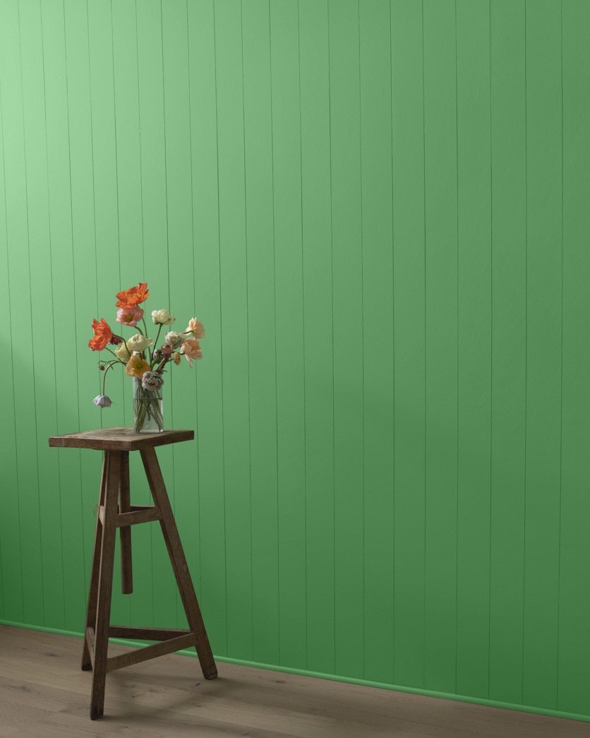 Painted wall in Cedar Green 2034-40