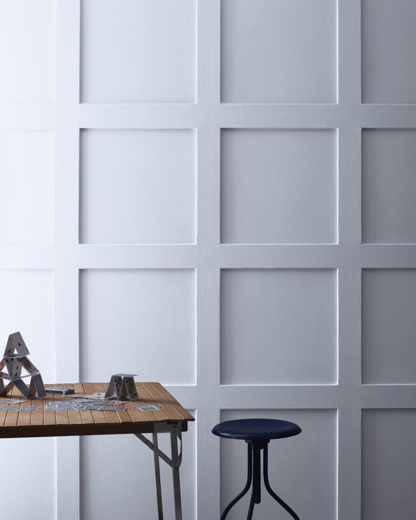 Painted wall in Celestia Blue 1429