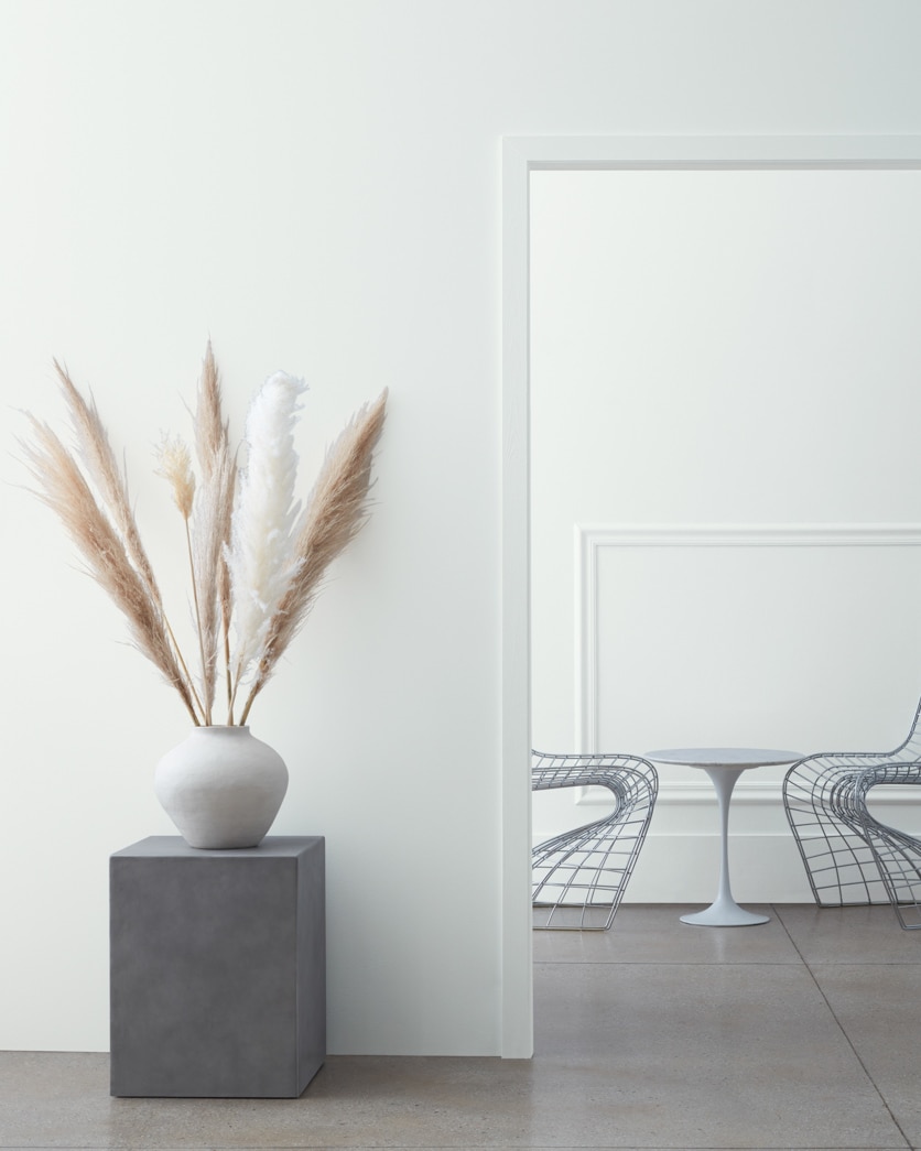 Painted wall in Chalk White 2126-70