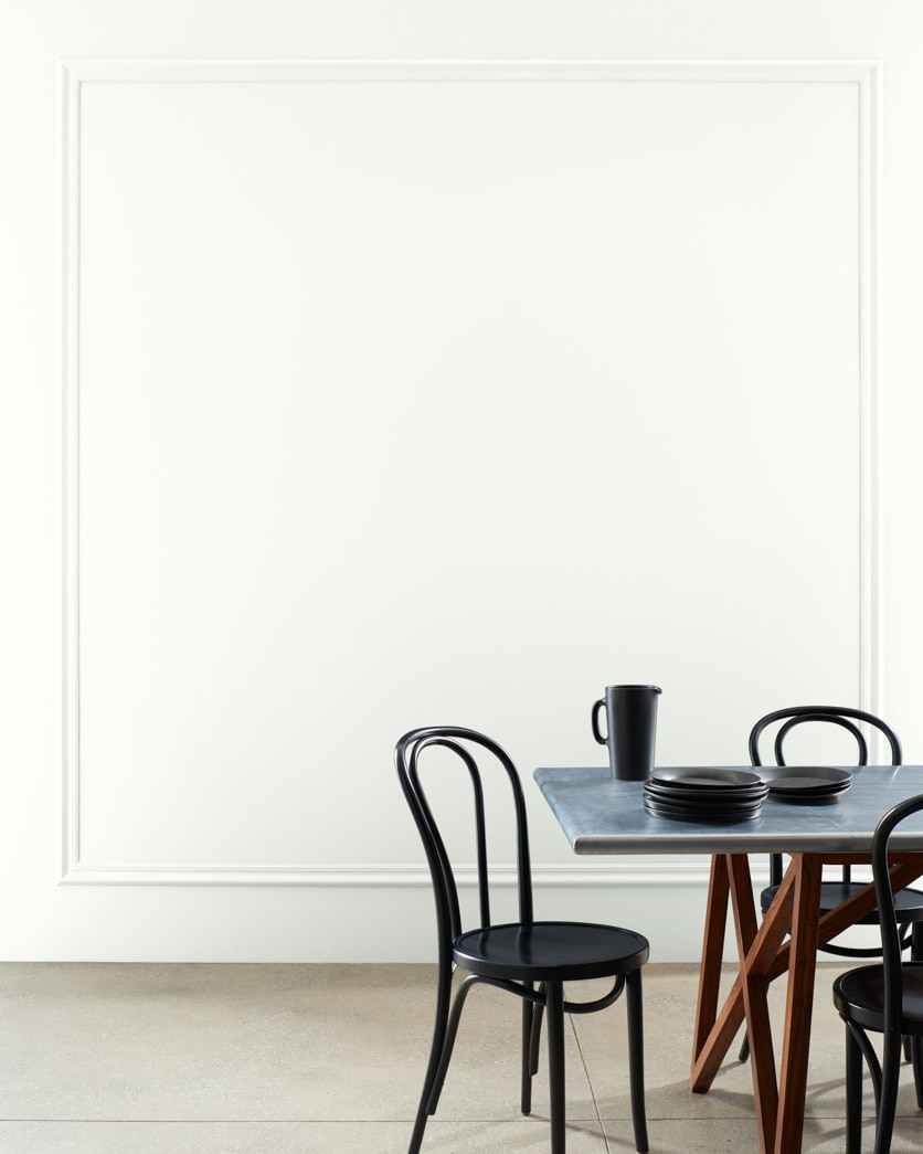 Painted wall in Chantilly Lace OC-65