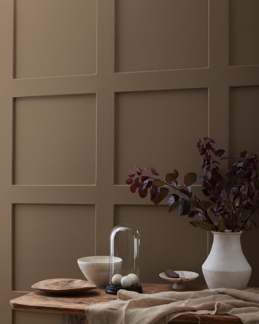 Painted wall in Char Brown 2137-20
