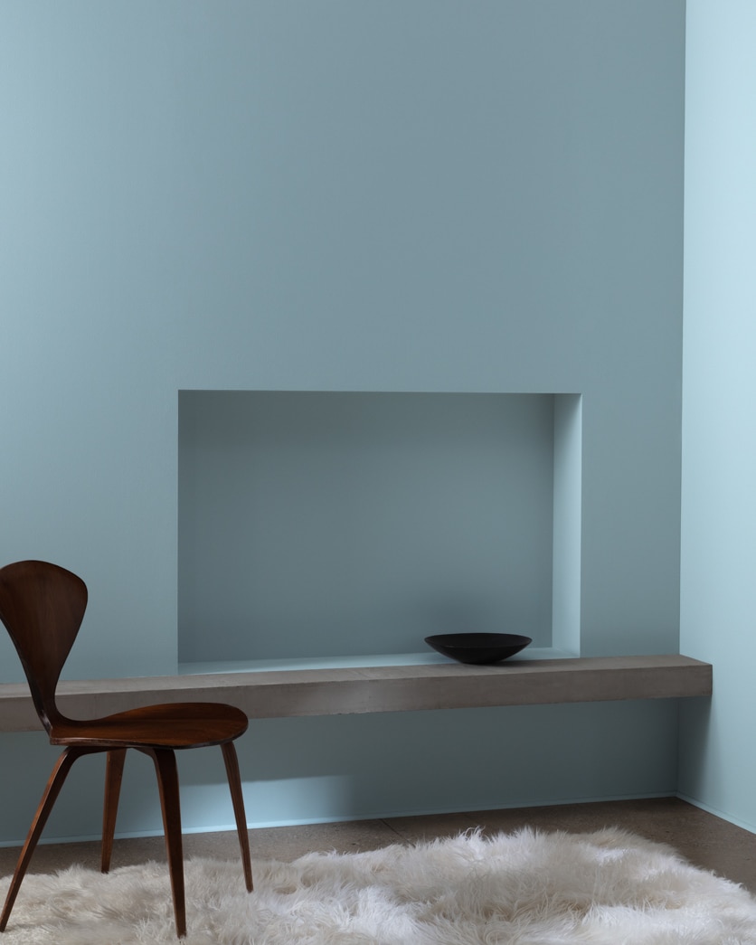 Painted wall in Chiswell Blue CW-660