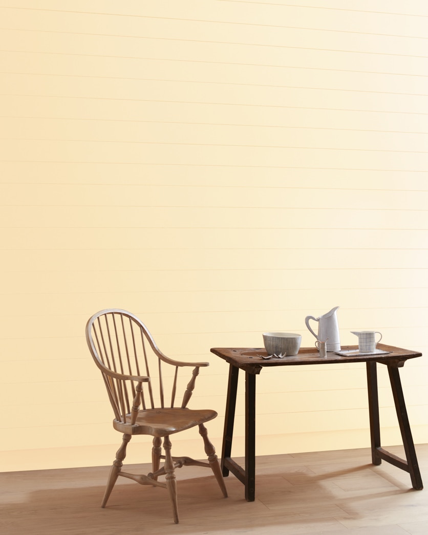 Painted wall in Citrus Mist 141