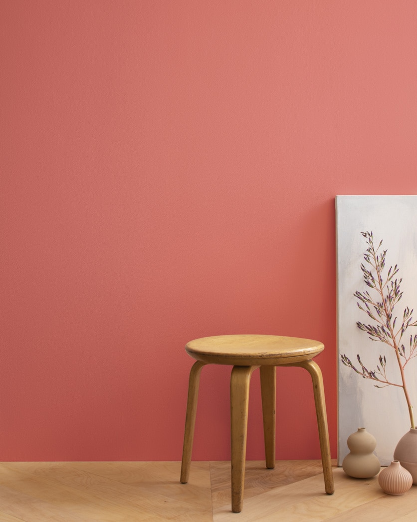 Painted wall in Claret CW-305